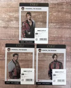 EXILE DMMスクラッチ SNS風クリアカード セット