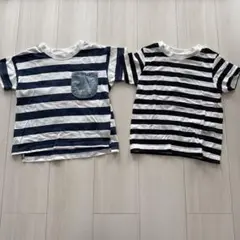 110センチ　キッズ　ブランシェス　西松屋　ボーダー　Tシャツ　まとめ売り