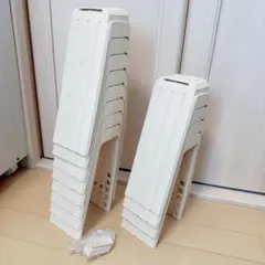 LEC スタッキングシューズラック ホワイト 12個