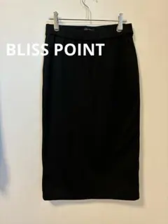 ブリスポイント BLISS POINT タイトスカート ブラック ウエストゴムのサムネイル