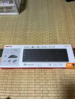 バッファローワイヤレス キーボード コンパクトモデル BS KBW 330 BKのサムネイル