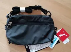 PUMA　ショルダーバッグ　3way　オールブラック　耐水　ボディバッグ　ポーチ