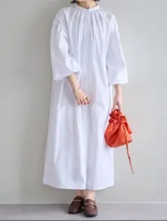 ロングワンピース レディース シャツ