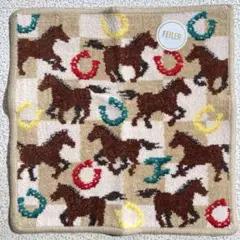 FEILER　フェイラー　タオルハンカチ　スプリントホース　約25cm