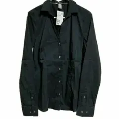 H＆M　ブラック　黒　長袖シャツ　サイズ36
