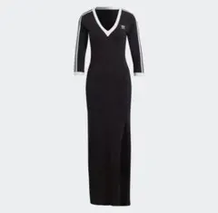 adidas クラシック スリーストライプス マキシワンピース