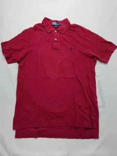 ▲ポロ ラルフローレン 半袖ポロシャツ Lサイズ メンズ レッド系