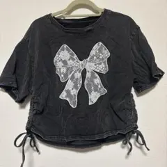 Spray レース リボン ピグメント サイド シャーリング Tシャツのサムネイル