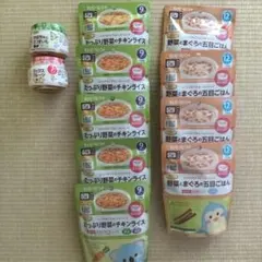 離乳食 たっぷり野菜のチキンライス・まぐろの五目ごはんセット