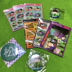 (375) おそ松さん　防水デコシールなど9点セット