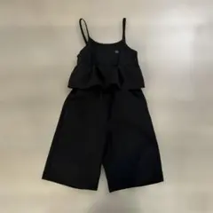 POLOBaby ブラック　黒　サロペット　つなぎ　女の子　ベビー　 80