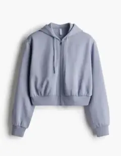 H&M Divided ジップアップパーカー ライトブルー 水色 パーカーのサムネイル