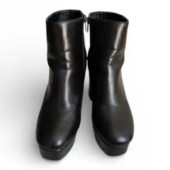 【新品未使用】GRL厚底チャンキーヒールショートブーツ gd1044