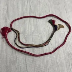 着物 帯紐　赤
