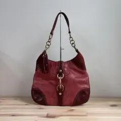 Coach Signature Flap Fringe Shoulder Bag