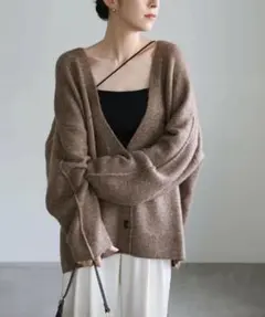 select MOCA ブラウンカーディガン　セレクトモカ