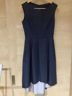 Aimerノースリーブ　パーティードレス　ダークネイビー　9号