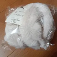 ベージュ ファー 耳あて グレイル　bl158