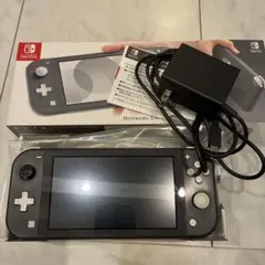 Nintendo Switch Lite グレー 充電器付　箱あり　2020年製