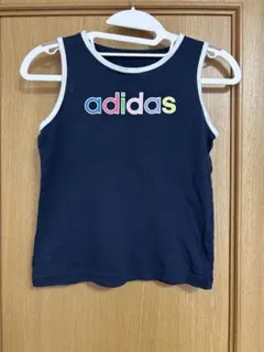 adidas ネイビー タンクトップ キッズ140