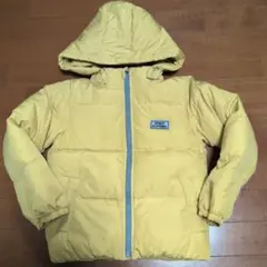 KPBOY CLOTHING フード付きダウンコート イエロー