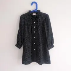 MicaBambi 黒白ドット ワンピース