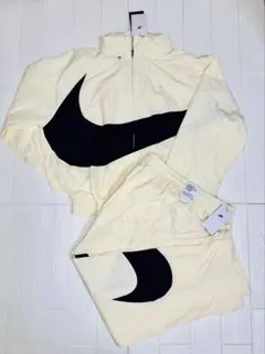 L 新品タグ付　ナイキ ナイロンジャケット セットアップ ビッグスウォッシュ