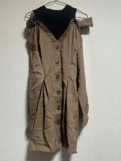 CECIL McBEE セシルマクビー トレンチコート風ワンピース