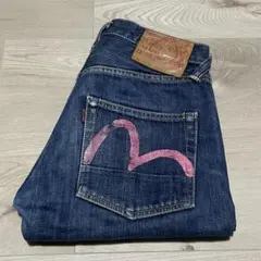 エビスジーンズ no2 ピンクカモメ 34インチ デニムパンツ 新品未使用