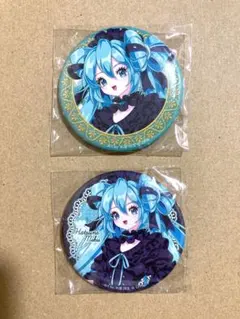 初音ミク＆piapro characters ビビット缶バッジ(2個)