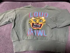 ＭＡＲＫＥＹ’Ｓ裏毛プリントトレーナー 100cm グリーン