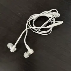 ホワイト インイヤー型 イヤフォン