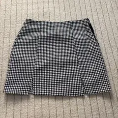 ZARA チェック柄 タイトスカート