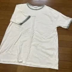 しまむら☆刺繍ロゴ リンガーTシャツ