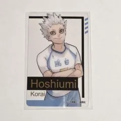 ハイキュー ファンパーク 箔押し クリアカード 星海光来