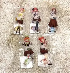 五等分の花嫁　アクリルスタンド　中野一花二乃三玖四葉五月　バレンタイン