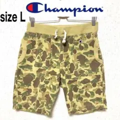 Champion チャンピオン　迷彩　カモフラ　　ハーフパンツ　ショートパンツL