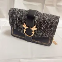 チェーン ショルダーバッグ ブラック