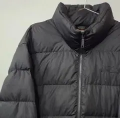 FIRST DOWN ブラック ダウンジャケット