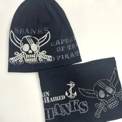 ニット帽　ネッグウォーマー　2点セット　ONE PIECE シャンクス
