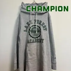 【極美品】Champion　チャンピオン　パーカーワンピース　グレー　Ｌ