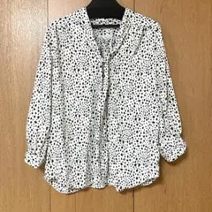 OPAQUE.CLIP index 総柄 ボウタイ リボン付き ブラウス