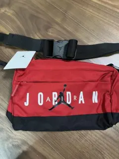新品未使用　Jordan ボディバッグ レッド/ブラック
