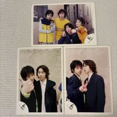 嵐　公式写真　嵐ロゴ　旧ロゴ　3枚セット　二宮　櫻井