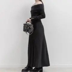 HerPraha Gatherd Dress LITMUS - メルカリ