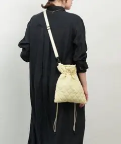 新品未使用 Daily russet キルティング巾着バッグのサムネイル
