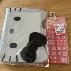 アイラブハローキティバインダー ブラック　タイルシール
