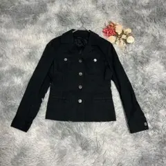 コルディア モディファイ （L）長袖 テーラードジャケット 上品 麻混 日本製