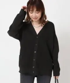 【MADISONBLUE】 BIG KNIT Vネック カーディガンのサムネイル