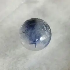 希少 天然石 デュモルチェライト インクォーツ 224i 粒売り 約7.7mm